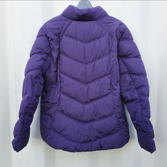 Athletic Works Purple Puffer Jacket - Picture 3 of 4